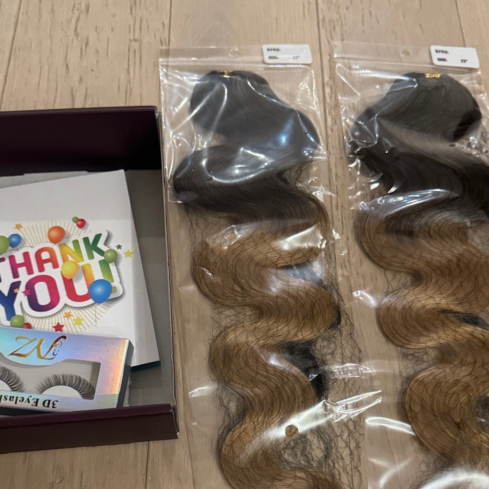 #20 JYZ Hair Body Wave Mix 1BT27 Color Extensions